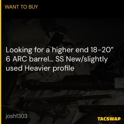 WTB 6 ARC barrel