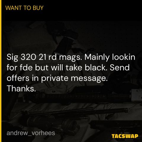 Sig 320 21rd mags