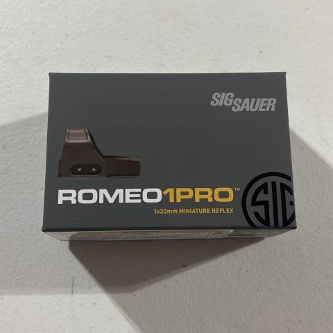 Brand new Sig Romeo 1 pro
