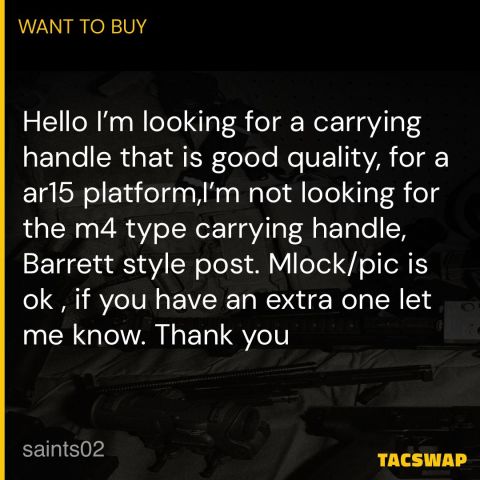 BARRETT STYLE CARING HANDLE