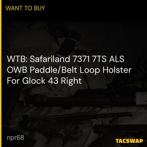 Safariland 7371 7TS Glock 43