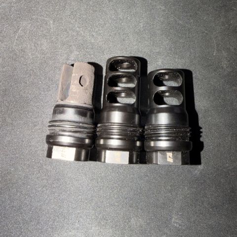 Rugged QD muzzle devices 