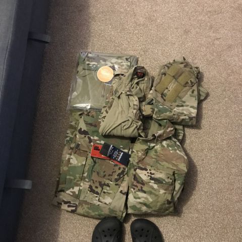 Gucci gear// new massif FR field top(150) new mass FR field pants(150) used Massif FR field top and pants (slight stains from the sands of Niger 95 each).new Crye G4 top SR(150).  Crye G3 top SR used (sold) Drifire combat T SR (90) 
