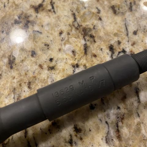 Cage code 14.5 colt socom barrel (0 rounds through her but drunk me messed with the fsp)