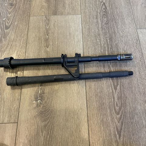 Cage code 14.5 socom barrels (one used one unfired but has some scratches from the basement)