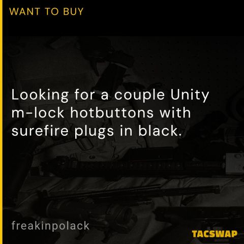 Unity M-lock hot button. 