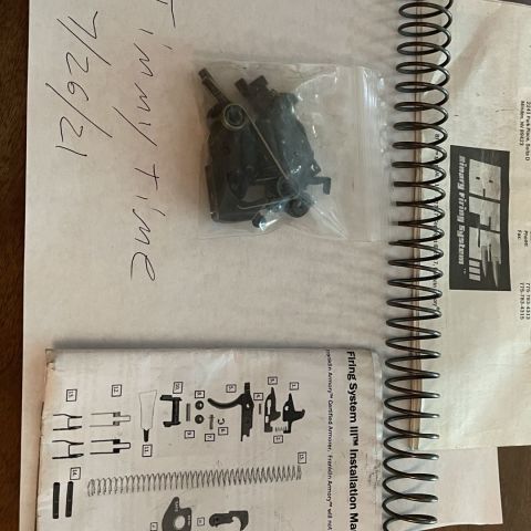 Binary trigger (BFS 3) for ARs from Franklin armory  