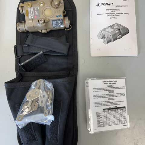 La5b Tan FP units comes with everything show. 25mw visible laser, 100mw illuminator.  NO TRADES.