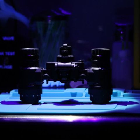 New NNVT Green Phosphor 1431 Mk2s with spec sheets and 3 year warranty. 3 units available with near perfect cosmetics.  60 resolution, 25+ SNR, 9000+ LG. 