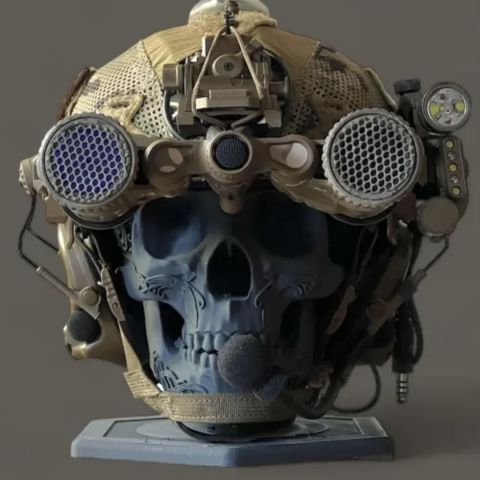 Skull Tactical Helmet Stand Shipped