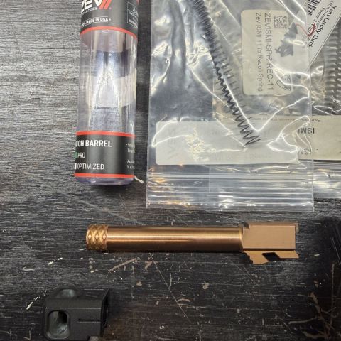 Zev threaded barrel and comp 