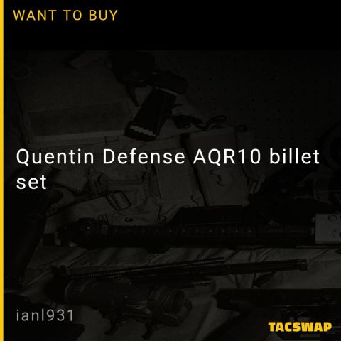 Quentin Defense AQR10 billet set