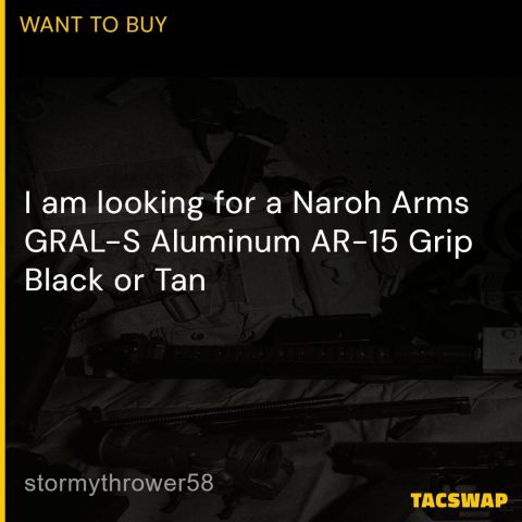 WTB Naroh Arms GRAL-S Grip