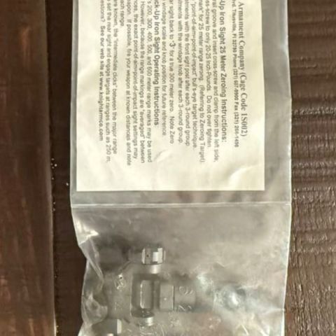 Knights Armament Rear Sight