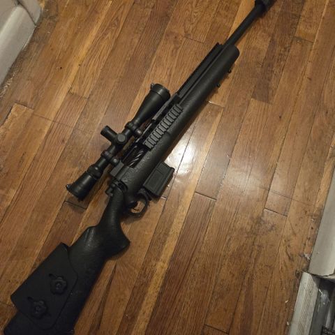 Remington 700 Pol Cust W/ MIRS