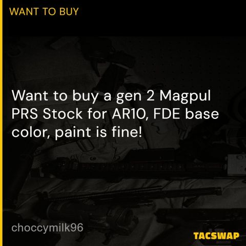 Magpul Gen 2 AR10 PRS FDE