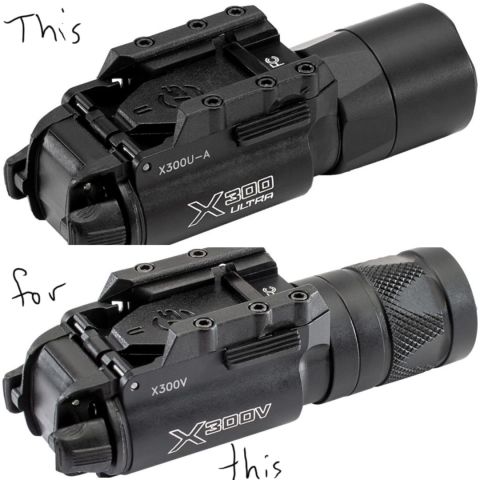 WTT surefire x300ua for x300V or x400V
