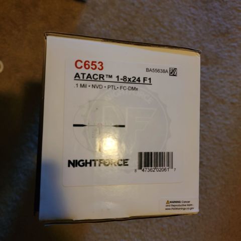 Nightforce atacr 1-8 mill 