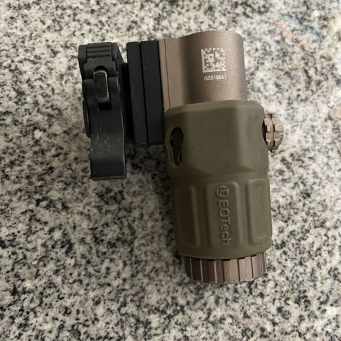 Anodized FDE EOTECH G33 3X Magnifier