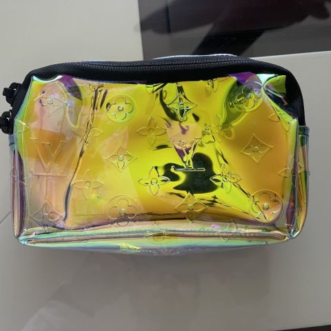 Rare Never Used Qilo Designer Louis Vuitton + Virgil Abloh Iridescent Convertible