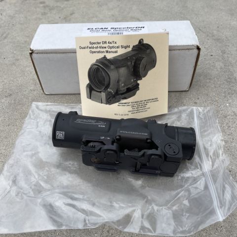 Elcan Specter DR 4x/1x Black 5.56 Brand New in Box