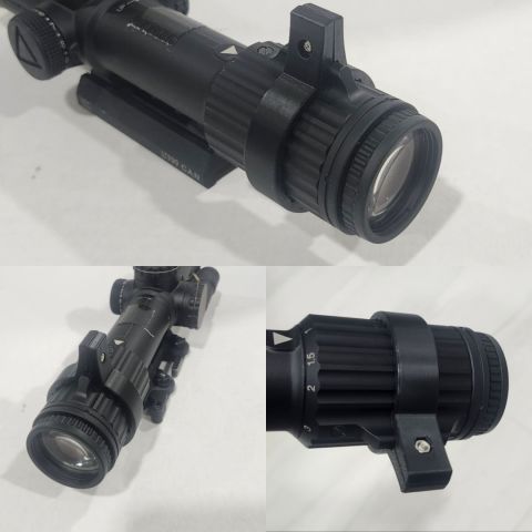 Trijicon 1-8 SCO throw lever