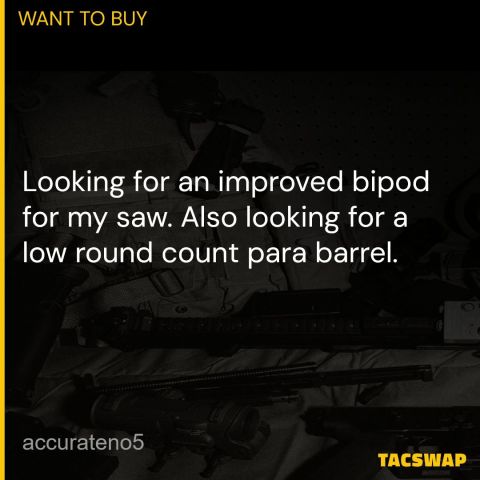 WTB: M249 Improved bipod