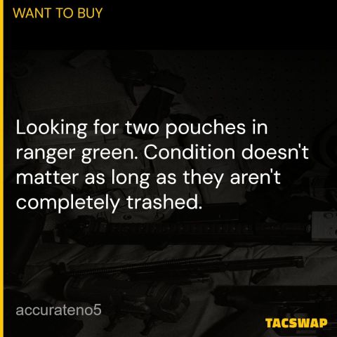 WTB: BAE Eclipse SAW Pouch RG