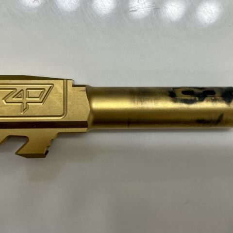 Zaffiri Precision G43 / G43X – PORTED – Flush and Crown – TiN (Gold) Barrel
