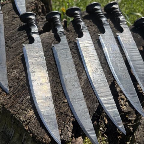Hand forged railroad stabbies