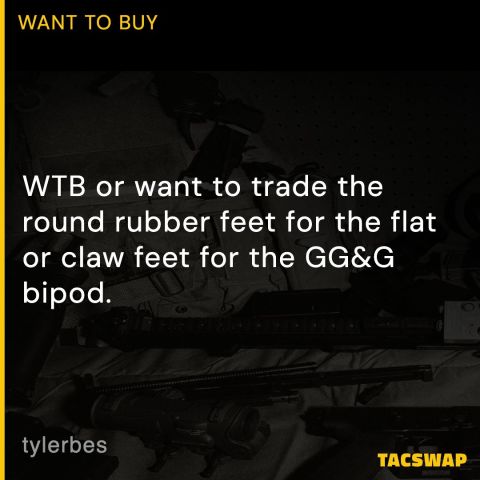 WTB/WTT GG&G bipod flat feet