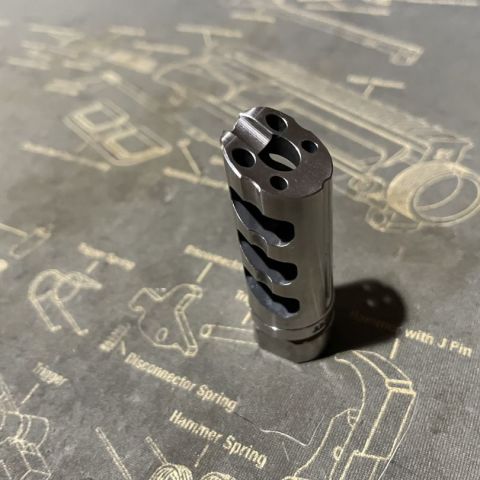 Titanium Muzzle Break 30 cal