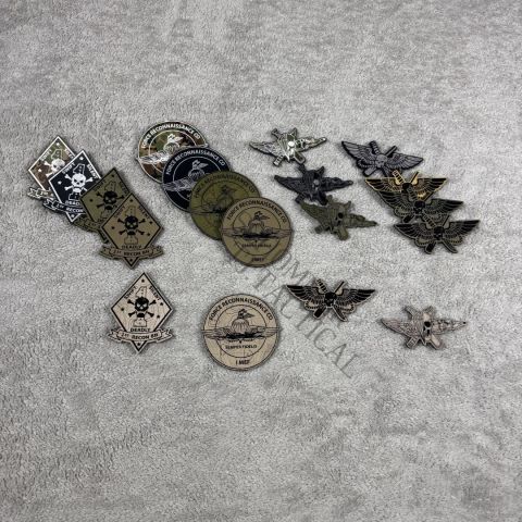 Leather USMC Recon Patches