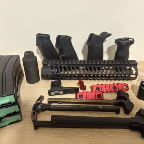 Grips, mags, and more …..