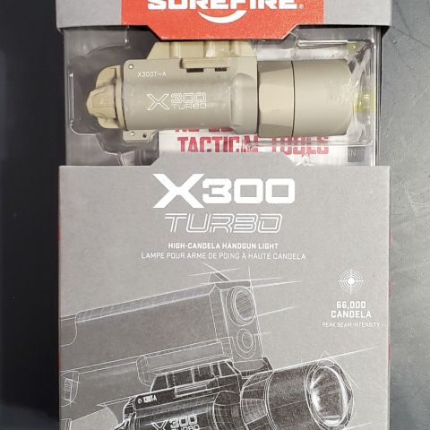 NIB - Surefire X300 Turbo- Tan