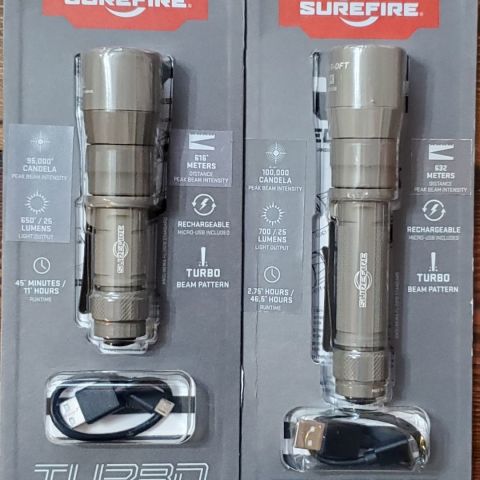 Surefire Turbo Handheld's Tan
