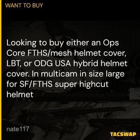 WTB Ops Core Helmet Cover 