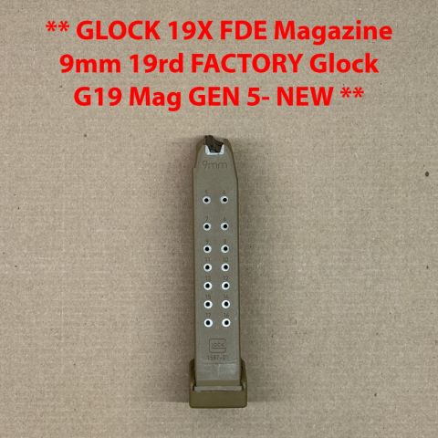 INACTIVE Glock 19X G5 19rd Mag