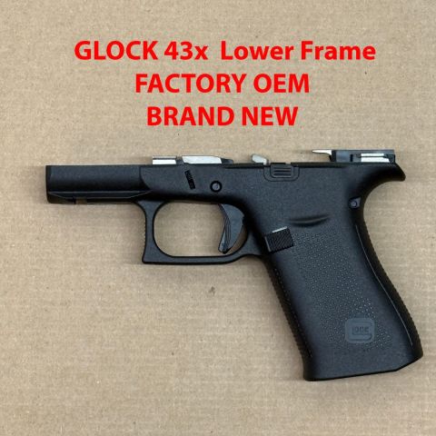 *ACTIVE* Glock 43X GEN 5 Lower Frame, grip