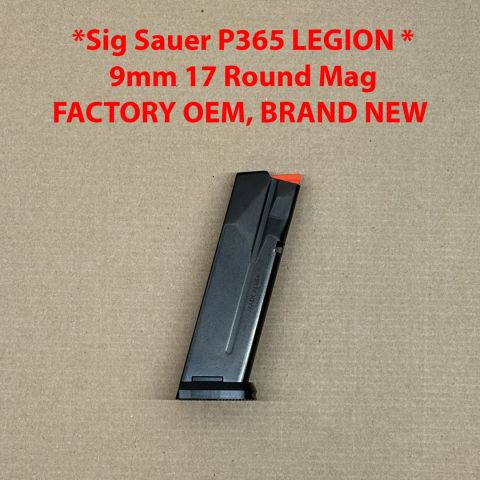 *ACTIVE* Sig Sauer P365 LEGION 17 Round Mag Magazine
