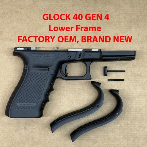 *ACTIVE* Glock 40 GEN 4 Lower Frame, grip