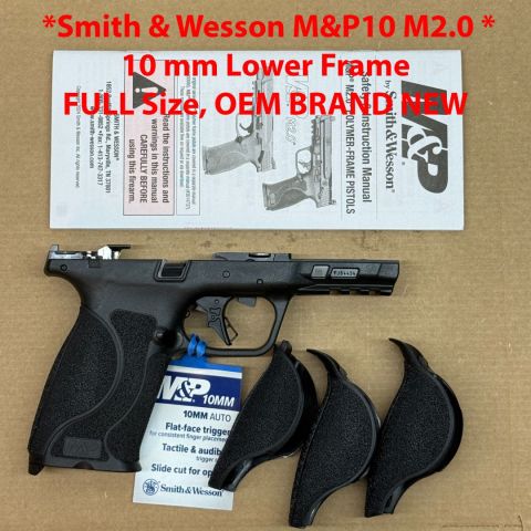 *ACTIVE* Smith and Wesson 10mm FULL Lower Frame, grip