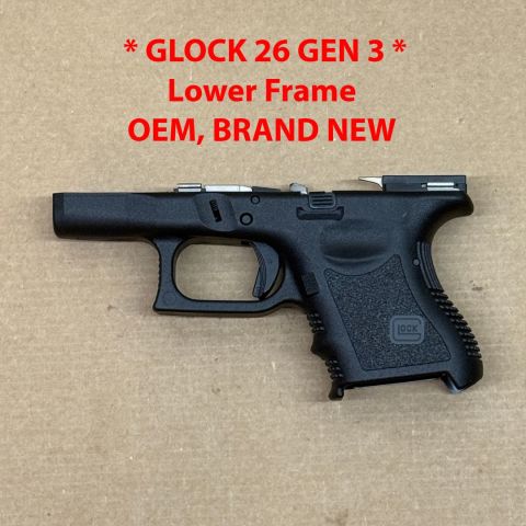 *ACTIVE* Glock 26 GEN 3 Lower Frame, grip