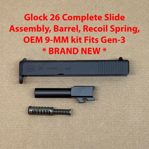 *ACTIVE* Glock 26 G3 Slide -NEW
