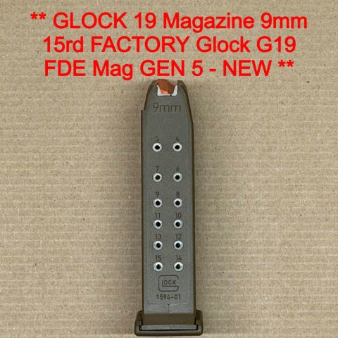 ACTIVE Glock 19 GEN 5 15rd Mag