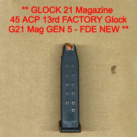 ACTIVE* Glock 21/41 FDE G5 Mag