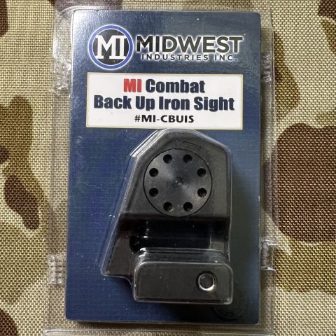 MI Combat Backup Iron - Rear