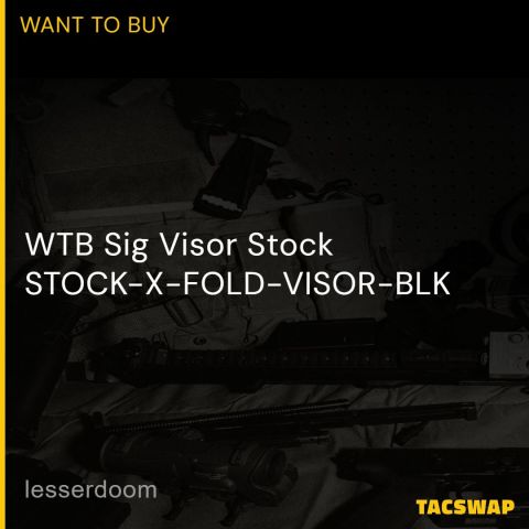 WTB Sig Visor Stock