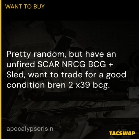 WTT SCAR NRCH BCG 4 BREN 2 x39BCG