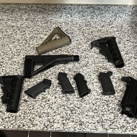 Stock Grips Scorpion Rail